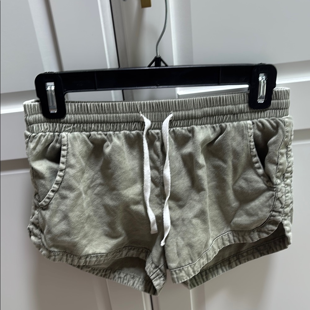 Billabong Green Athletic Shorts with Relaxed Fit